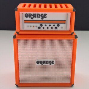 NEW Orange Amp Head & Cabinet Guitar Pick Holder Box